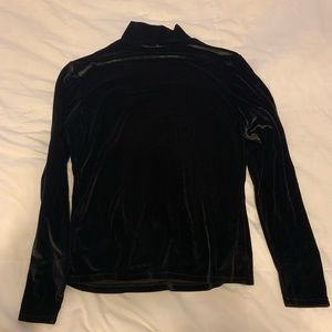 Express Velour Turtleneck